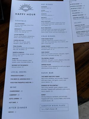 Menu photo 2 Sandfish Sushi & Whiskey Phoenix, AZ Menu photo 2 Sandfish Sushi & Whiskey Phoenix, AZ