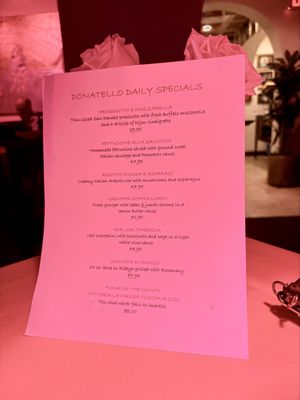 Menu photo 2 Donatello Restaurant Tampa, FL Menu photo 2 Donatello Restaurant Tampa, FL