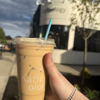 Kaffeology - Iced Creme Brulee Latte - Cafes Near Me - Cranston, Rhode Island Kaffeology - Iced Creme Brulee Latte - Cafes Near Me - Cranston, Rhode Island