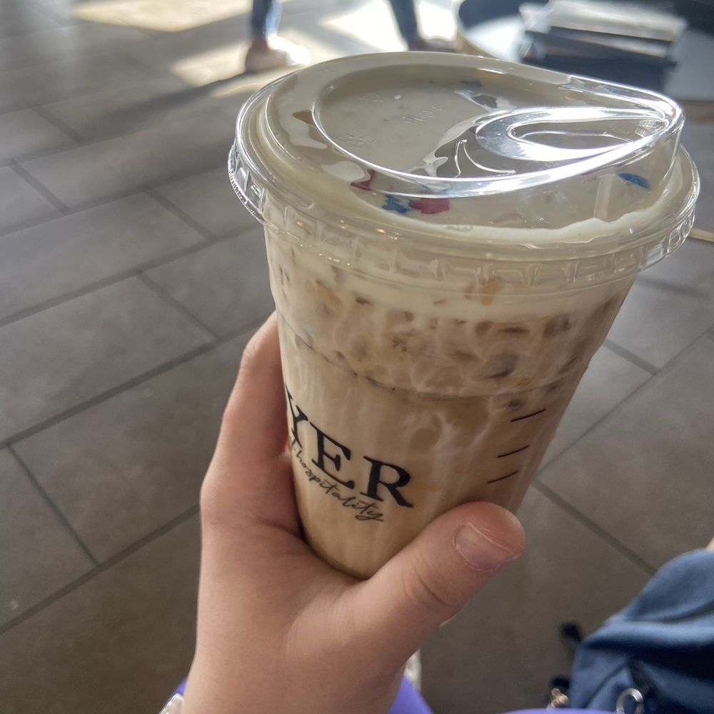 Birthday cake latte Birthday cake latte
