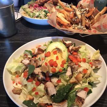 Burgatory - McCandless - Sonoma chopped chicken salad and southern fried chicken salad - Burgers Near Me - Pittsburgh, Pennsylvania