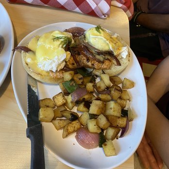 Two Chicks - Salmon Bene - Breakfast & Brunch Near Me - Reno, Nevada Two Chicks - Salmon Bene - Breakfast & Brunch Near Me - Reno, Nevada