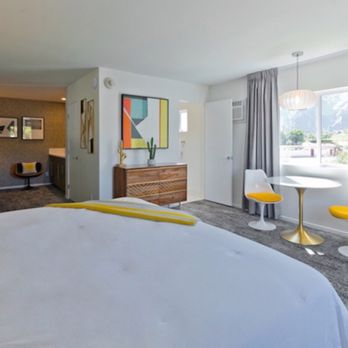 The Cole - Cole Suite ... they provide a mini fridge filled with tons of drinks and a Nespresso Coffee maker .The bar area has a small sink as well . - Hotels Near Me - Palm Springs, California The Cole - Cole Suite ... they provide a mini fridge filled with tons of drinks and a Nespresso Coffee maker .The bar area has a small sink as well . - Hotels Near Me - Palm Springs, California