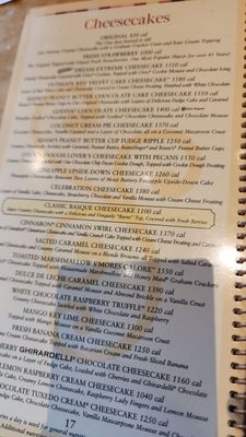 Menu photo 4 The Cheesecake Factory Wauwatosa, WI Menu photo 4 The Cheesecake Factory Wauwatosa, WI