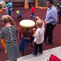 Chùa Khán Anh - Drumming and dragons after lunch