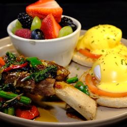 Khao Hom - Egg Benedict Ka-Pow Short Rib