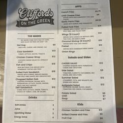 Clifford’s On The Green