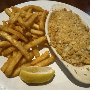 The Lobster Shanty - Baked seafood (scallops) with fries - Seafood Near Me - Salem, Massachusetts The Lobster Shanty - Baked seafood (scallops) with fries - Seafood Near Me - Salem, Massachusetts