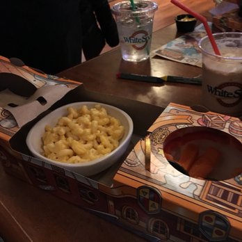 White Spot - a box of macaroni and cheese and a bowl of macaroni and cheese - Canadian (New) Near Me - Victoria, British Columbia