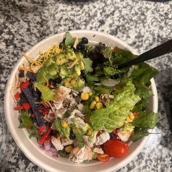 The Toss Up - This is the baja salad, I have put the dressing yet and I mixed it up. - Salad Near Me - Gardena, California The Toss Up - This is the baja salad, I have put the dressing yet and I mixed it up. - Salad Near Me - Gardena, California