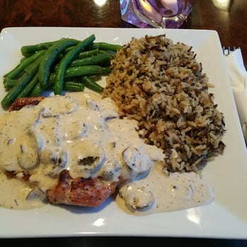 Roasted Bean and Cuisine - Bone in Frenched Pork Chop w/ made to order Sautéed Mushroom Cream Sauce! - Coffee & Tea Near Me - Riverton, Wyoming