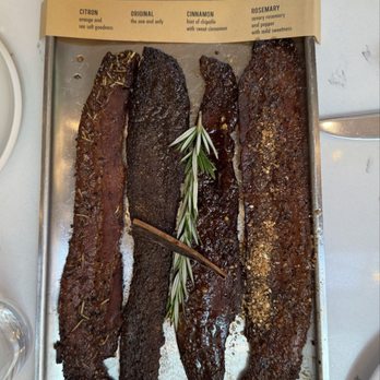 Sweet Maple - Bacon sampler--the citron and rosemary are switched* - New American Near Me - Walnut Creek, California Sweet Maple - Bacon sampler--the citron and rosemary are switched* - New American Near Me - Walnut Creek, California