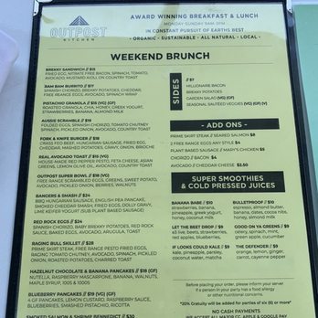 Outpost Kitchen - Menu - Breakfast & Brunch Near Me - Costa Mesa, California Outpost Kitchen - Menu - Breakfast & Brunch Near Me - Costa Mesa, California