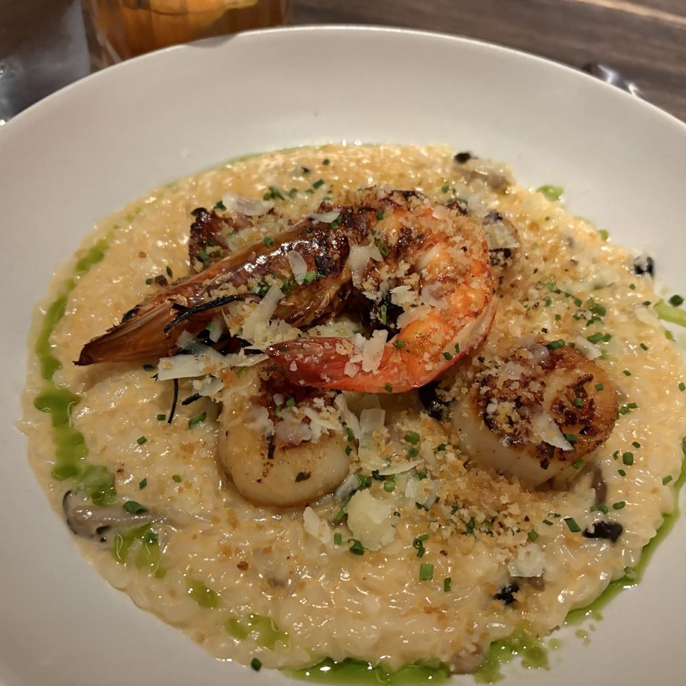 Hestia Kitchen + Bar - Scallop and prawn risotto - Steakhouses Near Me - Richmond, British Columbia Hestia Kitchen + Bar - Scallop and prawn risotto - Steakhouses Near Me - Richmond, British Columbia