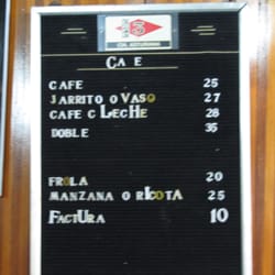 Boston City Cafe - Precios (mayo 2016)