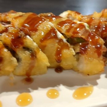 Sakura Sushi - Las Vegas roll, ok, nothing spectacular though, too much cream cheese, not enough salmon - Japanese Near Me - Phoenix, Arizona Sakura Sushi - Las Vegas roll, ok, nothing spectacular though, too much cream cheese, not enough salmon - Japanese Near Me - Phoenix, Arizona