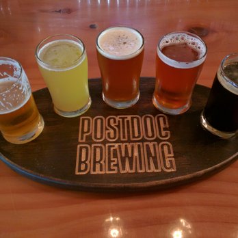 Postdoc Brewing - Tasty flight - Breweries Near Me - Redmond, Washington