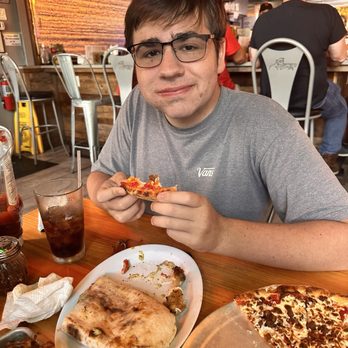 Fired Up Pizza - My son is not a picky eater but he does not casually give up an endorsement "...this is my new birthday spot". Says it all. - Pizza Near Me - Jacksonville, Florida