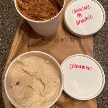 TeeJay's Sweet Tooth - Cinnamon and Chocolate Peanut Butter Brownie - Desserts Near Me - Indianapolis, Indiana