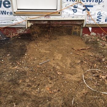 American Rose - After - this is how it looked after they removed the stairs / small porch. - Landscaping Near Me