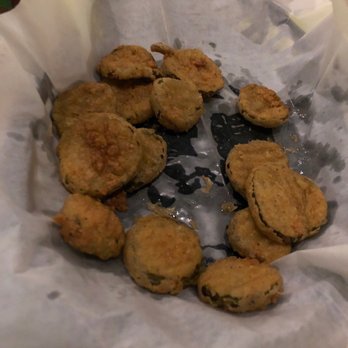 Mudville Grille - What's left of the fried pickles. Salty! - American Near Me - Jacksonville, Florida Mudville Grille - What's left of the fried pickles. Salty! - American Near Me - Jacksonville, Florida