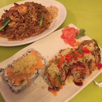 Sakura Japanese Restaurant - Paradise roll, shrimp crunch roll? And shrimp pad thai - Japanese Near Me - Franklin, Tennessee Sakura Japanese Restaurant - Paradise roll, shrimp crunch roll? And shrimp pad thai - Japanese Near Me - Franklin, Tennessee