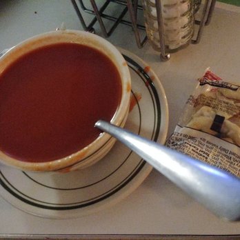 Salem Gardens - Tomato soup. - Burgers Near Me - Cincinnati, Ohio