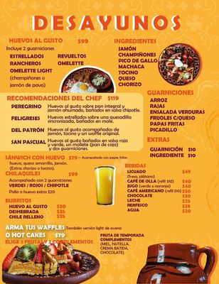 Menu photo 1 El Metate Ciudad Juárez, CHH