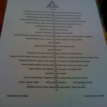 44 & X Hell's Kitchen - Broadway Brunch menu - New American Near Me - New York, New York
