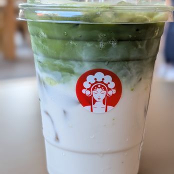 Chagee Modern Teahouse - Matcha Latte WIth Oat Milk - Tea Rooms Near Me - Orange, California Chagee Modern Teahouse - Matcha Latte WIth Oat Milk - Tea Rooms Near Me - Orange, California