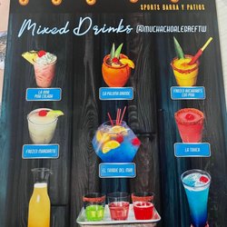 Muchacho Alegre - Drink menu