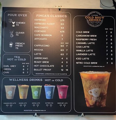 Menu photo 6 Finca’s Coffee Miami, FL