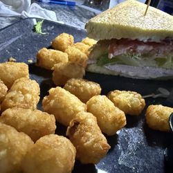 The 19th Hole - Turkey club with tater tots