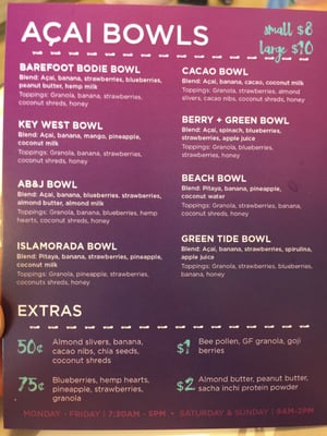 Menu photo 4 The Bowl - Pine Ridge Naples, FL Menu photo 4 The Bowl - Pine Ridge Naples, FL
