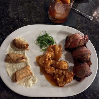 Chefusion - Philly cheese steak egg rolls, volcano shrimp, bacon wrapped tots - Lounges Near Me - Green Bay, Wisconsin Chefusion - Philly cheese steak egg rolls, volcano shrimp, bacon wrapped tots - Lounges Near Me - Green Bay, Wisconsin