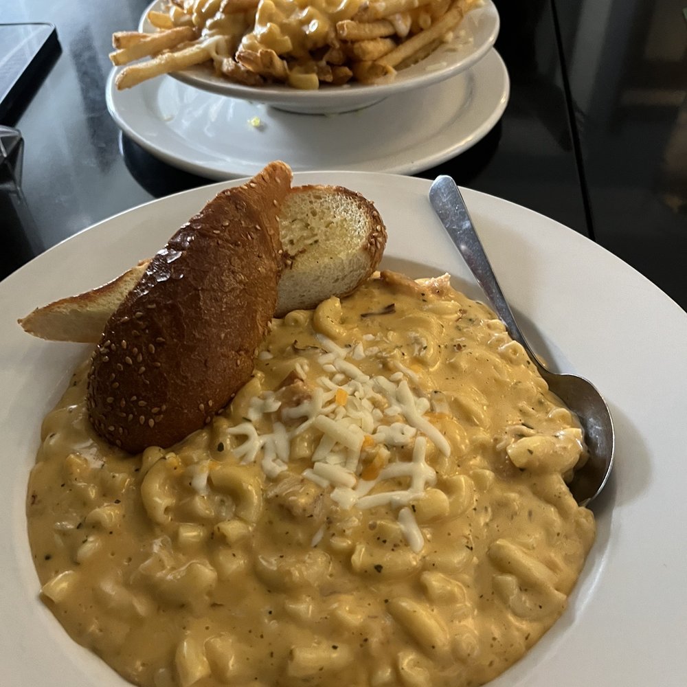 Jake's On Main - lobster mac and cheese and mac and cheese poutine - Pubs Near Me - Unionville, Ontario