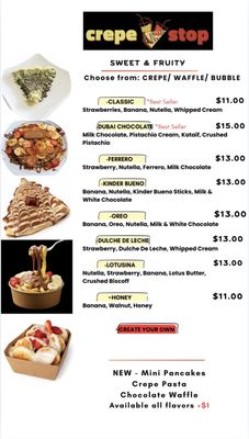 Menu photo 1 Crepe Stop Staten Island, NY Menu photo 1 Crepe Stop Staten Island, NY