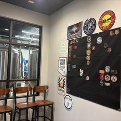 Tanks and visitor patch board.