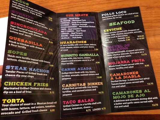 Menu photo 7 El Taco Shop Montgomery, AL