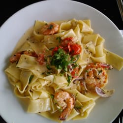 Tagliatelles aux crevettes