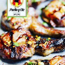 Paella y Ole Catering - Our outstanding Lamb chops