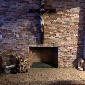 Vallin Builders  - Custom Fireplace Chimney with Stone and Granite - Flooring Near Me