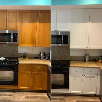KB Remodeling - Before & after cabinet resurface - General Contractors Near Me - Waipahu, Hawaii