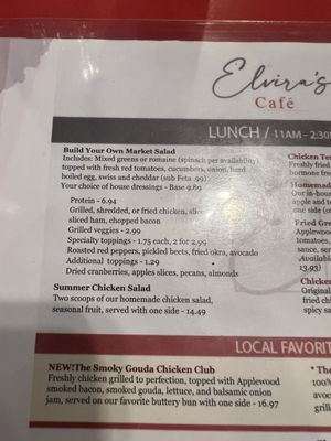 Menu photo 1 Elvira's Cafe Sevierville, TN Menu photo 1 Elvira's Cafe Sevierville, TN