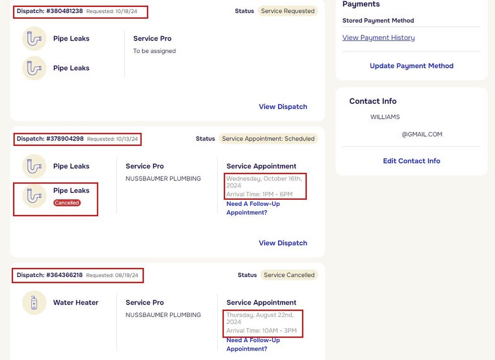Slide of Nussbaumer Plumbing