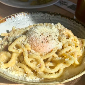 Bar Dough - Breakfast Carbonara - Italian Near Me - Denver, Colorado Bar Dough - Breakfast Carbonara - Italian Near Me - Denver, Colorado