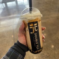 Double Tea - Black Tiger Pearl Brulee Fresh Milk