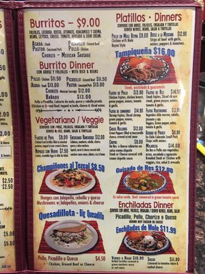 Menu photo 3 El Tezcal Mexican Restaurant Chicago, IL