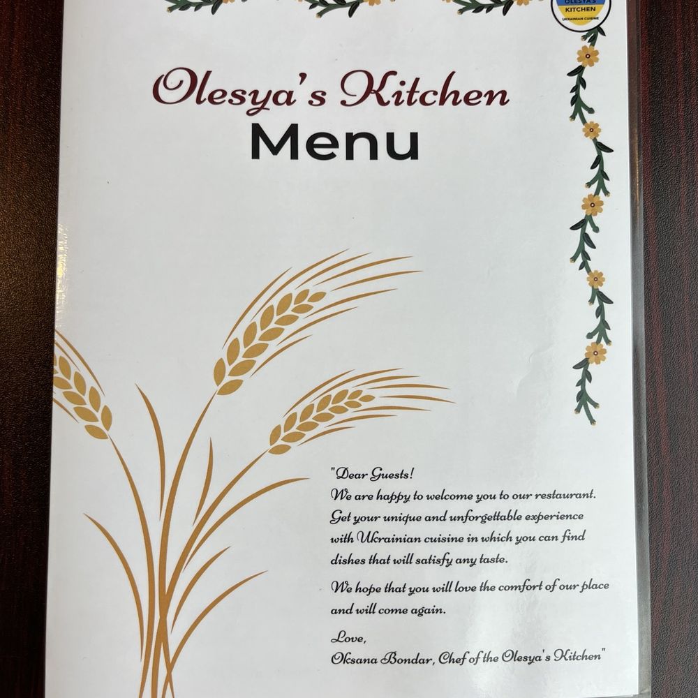 Olesya's Kitchen - Menu 9/25 - Ukrainian Near Me - Columbus, Indiana Olesya's Kitchen - Menu 9/25 - Ukrainian Near Me - Columbus, Indiana