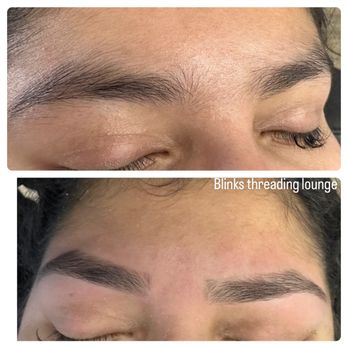 Blinks Threading Lounge - Before and after - Threading Services Near Me - San Diego, California Blinks Threading Lounge - Before and after - Threading Services Near Me - San Diego, California